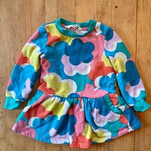 MINI BODEN Colorful Sweatshirt Dress
